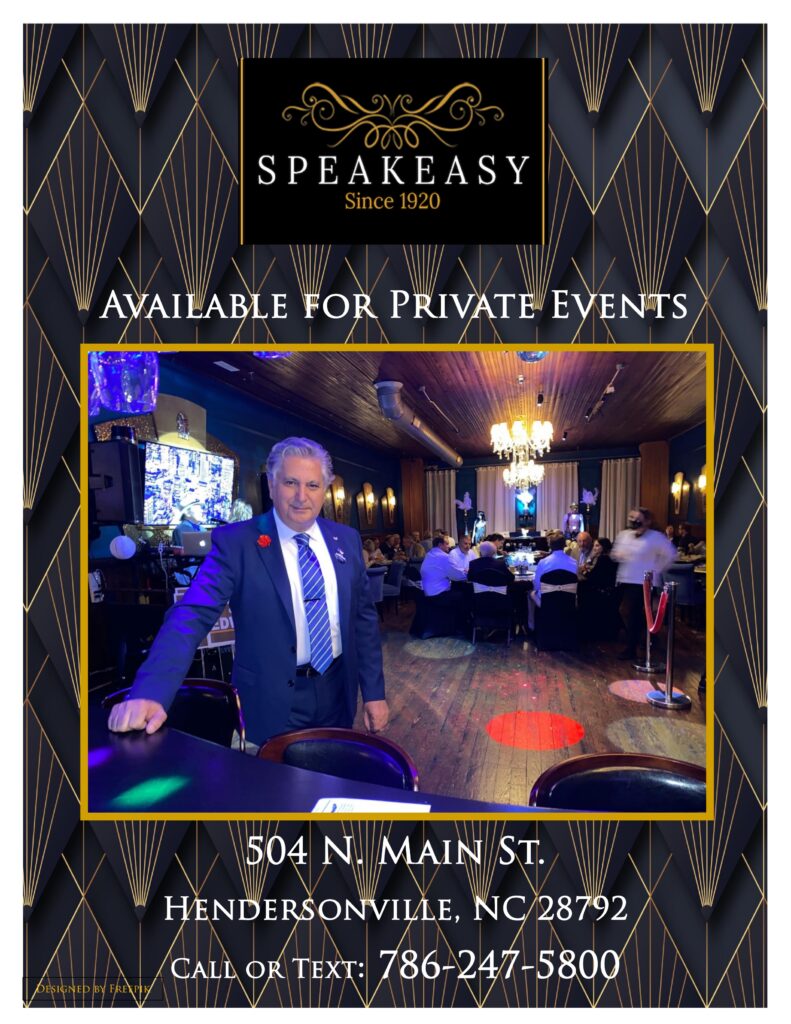 Speakeasy Flyer